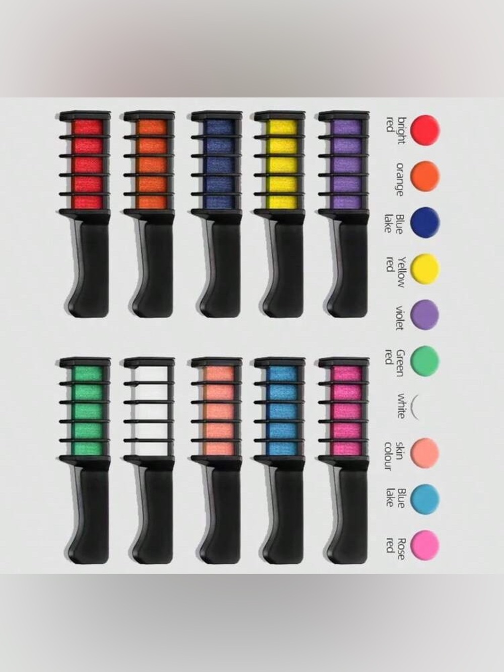 Temporary Hair Chalk Set - Multi Color - Picture 3 of 6